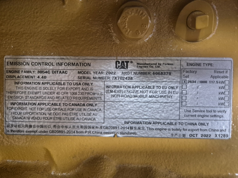 Caterpillar 3054C DITAAC Engine + Radiator - Moteur pour Matériel industriel: photos 2 Caterpillar 3054C DITAAC Engine + Radiator - Moteur pour Matériel industriel: photos 2