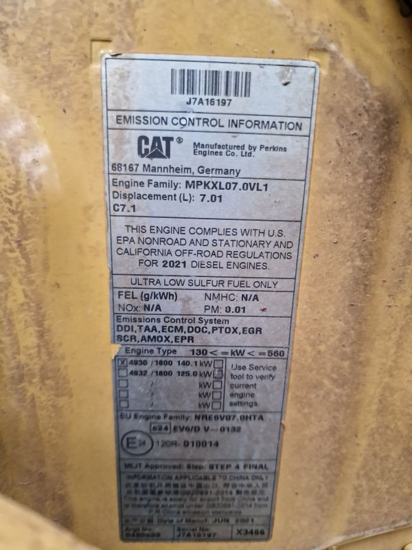 Caterpillar C7.1 Engine (Plant) - Moteur pour Engins de chantier: photos 3 Caterpillar C7.1 Engine (Plant) - Moteur pour Engins de chantier: photos 3