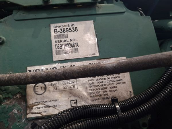 Volvo D6B220 EC09 Engine (Truck) - Moteur pour Camion: photos 2 Volvo D6B220 EC09 Engine (Truck) - Moteur pour Camion: photos 2