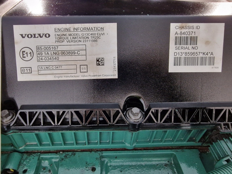 Moteur pour Camion Volvo G13C460 EUVI Engine (LNG GAS) (Truck): photos 11