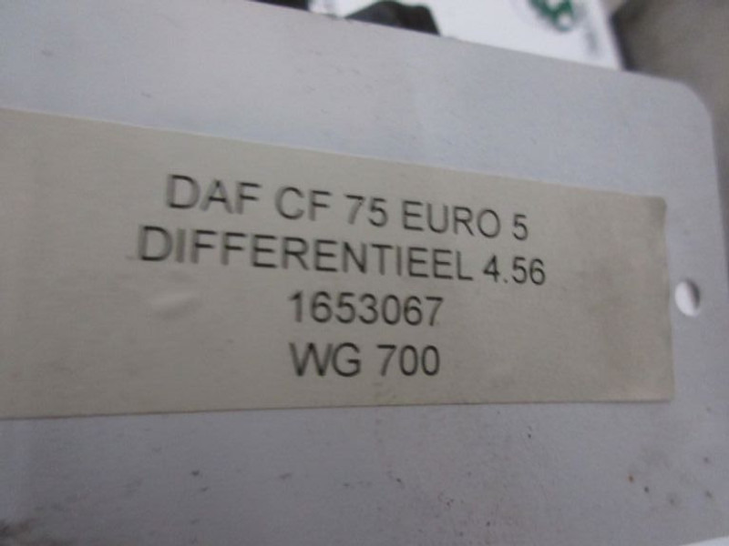 DAF CF75 1653067 DIFFERENTIEEL 1339 RATIO 4,56 EURO 5 - Différentiel pour Camion: photos 5 DAF CF75 1653067 DIFFERENTIEEL 1339 RATIO 4,56 EURO 5 - Différentiel pour Camion: photos 5