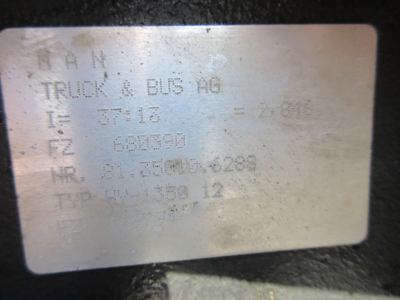 Essieu arrière pour Camion MAN 81.35003-7671 // 81.35010-6288/HY-1350.12 2,846 RETIO EURO 6: photos 10