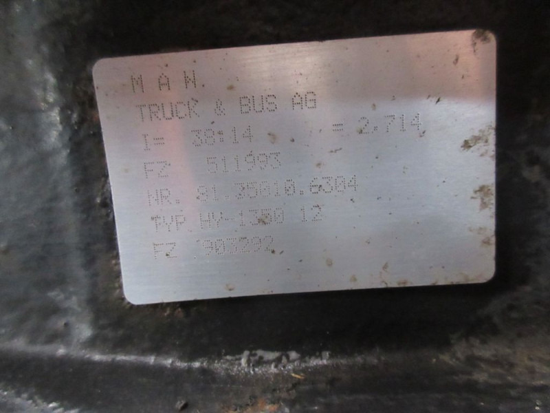 Différentiel pour Camion MAN 81.35010-6304 HY-1350 15 RATIO 2,714/ 38/14 MAN TGX TGS EURO 6: photos 15