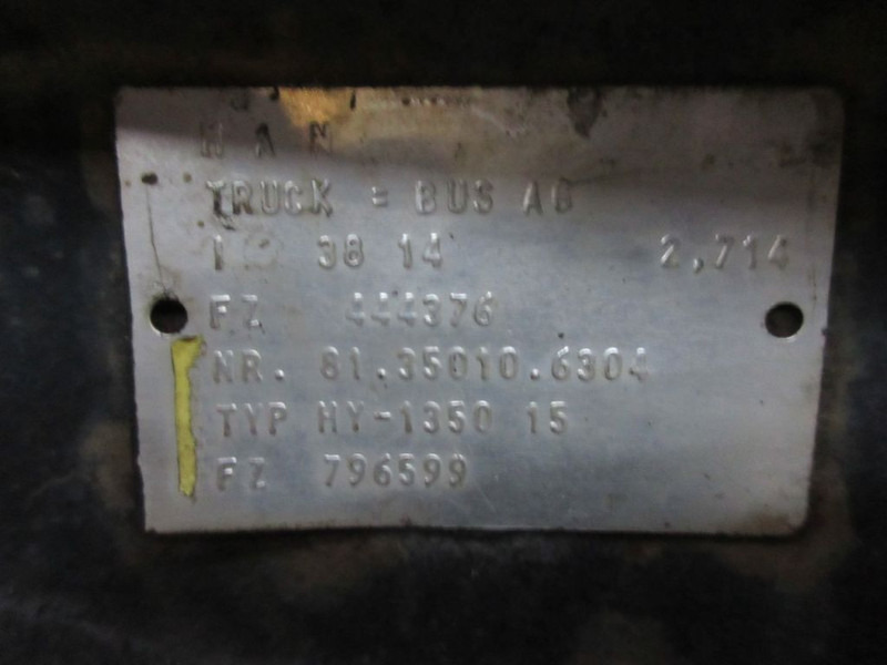 Différentiel pour Camion MAN 81.35010-6304 HY-1350 15 RATIO 2,714/ 38/14 MAN TGX TGS EURO 6: photos 14