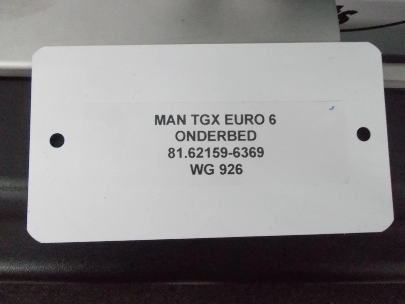 Cabine et intérieur pour Camion MAN TGX 81.62159-6369 ONDER BED EURO 6: photos 6