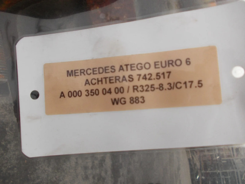 Mercedes-Benz R325-8,3/C17.5TYPE 742.517 A 000 350 04 00 ATEGO EURO 6 - Essieu arrière pour Camion: photos 5 Mercedes-Benz R325-8,3/C17.5TYPE 742.517 A 000 350 04 00 ATEGO EURO 6 - Essieu arrière pour Camion: photos 5