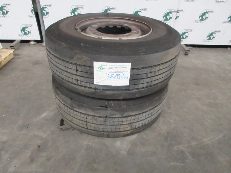 Michelin 385/65 R 22.5 BAND MET STAALEN WIELEN PROFIEL 50% - Pneu pour Camion: photos 3 Michelin 385/65 R 22.5 BAND MET STAALEN WIELEN PROFIEL 50% - Pneu pour Camion: photos 3
