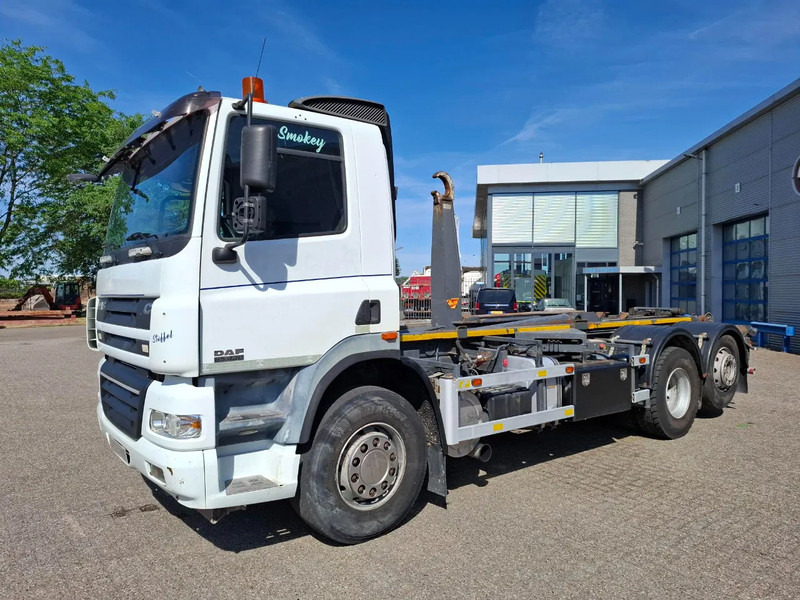 DAF CF85-430 / INTARDER / AJK HOOK SYSTEM / ONLY:431235 KM / LIFT+LENKACHSE / AIRCO / AUTOMATIC / EURO-3 / 2006 - Camion ampliroll: photos 2 DAF CF85-430 / INTARDER / AJK HOOK SYSTEM / ONLY:431235 KM / LIFT+LENKACHSE / AIRCO / AUTOMATIC / EURO-3 / 2006 - Camion ampliroll: photos 2