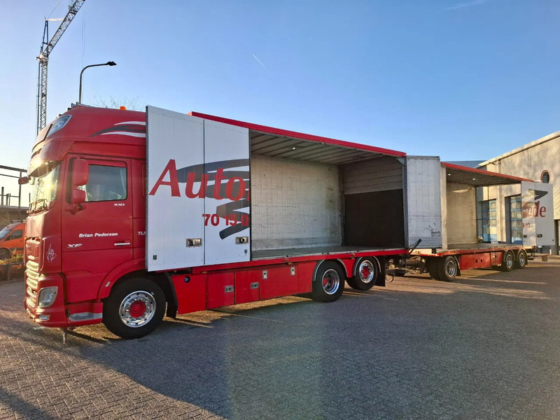 DAF XF106-530 / DEB / COMPLETE COMBI / SIDE DOORS / 2XPLATFORM 2500KG / ONLY:773032 KM / LWDS / LEATHER / EURO-6 / 2017 - Camion fourgon: photos 2 DAF XF106-530 / DEB / COMPLETE COMBI / SIDE DOORS / 2XPLATFORM 2500KG / ONLY:773032 KM / LWDS / LEATHER / EURO-6 / 2017 - Camion fourgon: photos 2