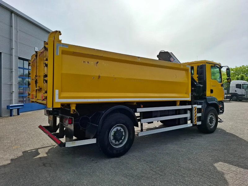 Camion benne, Camion grue MAN TGM 18.250 / 4X4 / NL TRUCK / TUV:30-04-2026 / 118783 KM / HMF 1110 K2 / ROTATOR / GOOD TYRES / FULL-STEEL / DRUM BRAKES / MANUA: photos 9