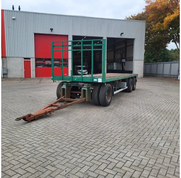 Trouillet RT 3240 / AIR SUSPENSION / PLATEAU 8M / LOADING HEIGHT:115CM / DRUM BRAKES / 3X ROR AXLES / 1990 - Remorque: photos 1 Trouillet RT 3240 / AIR SUSPENSION / PLATEAU 8M / LOADING HEIGHT:115CM / DRUM BRAKES / 3X ROR AXLES / 1990 - Remorque: photos 1