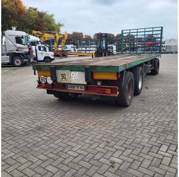 Trouillet RT 3240 / AIR SUSPENSION / PLATEAU 8M / LOADING HEIGHT:115CM / DRUM BRAKES / 3X ROR AXLES / 1990 - Remorque: photos 4 Trouillet RT 3240 / AIR SUSPENSION / PLATEAU 8M / LOADING HEIGHT:115CM / DRUM BRAKES / 3X ROR AXLES / 1990 - Remorque: photos 4