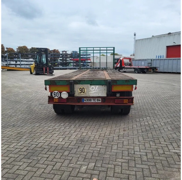 Trouillet RT 3240 / AIR SUSPENSION / PLATEAU 8M / LOADING HEIGHT:115CM / DRUM BRAKES / 3X ROR AXLES / 1990 - Remorque: photos 5 Trouillet RT 3240 / AIR SUSPENSION / PLATEAU 8M / LOADING HEIGHT:115CM / DRUM BRAKES / 3X ROR AXLES / 1990 - Remorque: photos 5