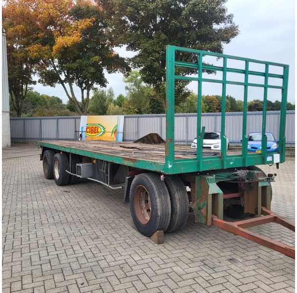 Trouillet RT 3240 / AIR SUSPENSION / PLATEAU 8M / LOADING HEIGHT:115CM / DRUM BRAKES / 3X ROR AXLES / 1990 - Remorque: photos 2 Trouillet RT 3240 / AIR SUSPENSION / PLATEAU 8M / LOADING HEIGHT:115CM / DRUM BRAKES / 3X ROR AXLES / 1990 - Remorque: photos 2