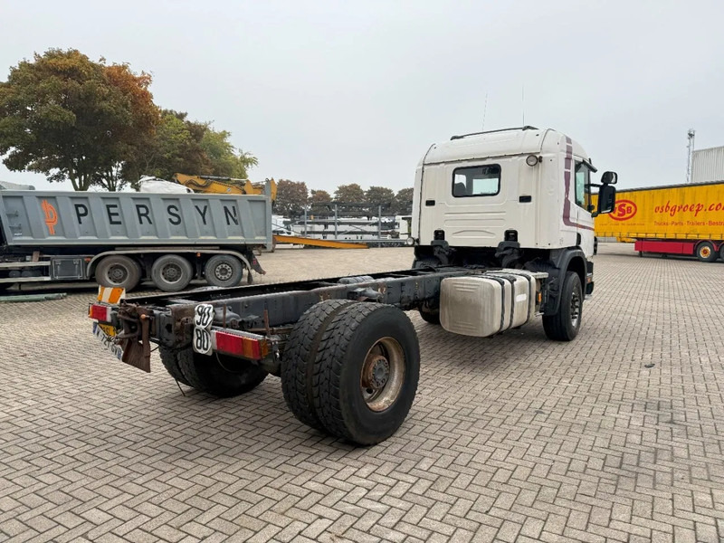 Scania P124-420 / ENGINE RUNNING / RETARDER / BIG AXLE / FULL-STEEL / ONLY: 540918 KM / OLD TACHO / AIRCO / MANUAL / EURO-3 / 2002 - Châssis cabine: photos 5 Scania P124-420 / ENGINE RUNNING / RETARDER / BIG AXLE / FULL-STEEL / ONLY: 540918 KM / OLD TACHO / AIRCO / MANUAL / EURO-3 / 2002 - Châssis cabine: photos 5
