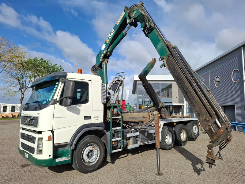 Volvo FM13-400 / 8X4 / AJK HOOK 25TON / CRANE HMF 1560 K3 / ROTATOR / LIFT+LENKACHSE / AIRCO / MANUAL / EURO-4 / 2007 - Camion grue: photos 1 Volvo FM13-400 / 8X4 / AJK HOOK 25TON / CRANE HMF 1560 K3 / ROTATOR / LIFT+LENKACHSE / AIRCO / MANUAL / EURO-4 / 2007 - Camion grue: photos 1