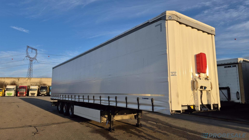 KRONE SD PROFI LINER + paletový koš 32 palet + 2 x zvedací náprava - Semi-remorque rideaux coulissants: photos 1 KRONE SD PROFI LINER + paletový koš 32 palet + 2 x zvedací náprava - Semi-remorque rideaux coulissants: photos 1
