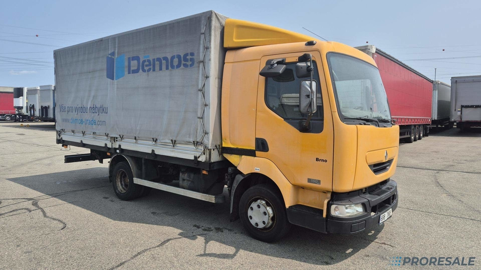 RENAULT MIDLUM 150.09/B EURO 3 - valník s plachtou - Camion à rideaux coulissants: photos 1 RENAULT MIDLUM 150.09/B EURO 3 - valník s plachtou - Camion à rideaux coulissants: photos 1