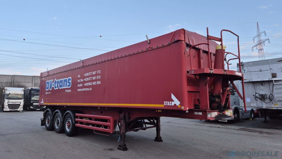 STAS SZ 336 K - sklápěč 52 m3 - Fe / Al - Semi-remorque benne: photos 1 STAS SZ 336 K - sklápěč 52 m3 - Fe / Al - Semi-remorque benne: photos 1