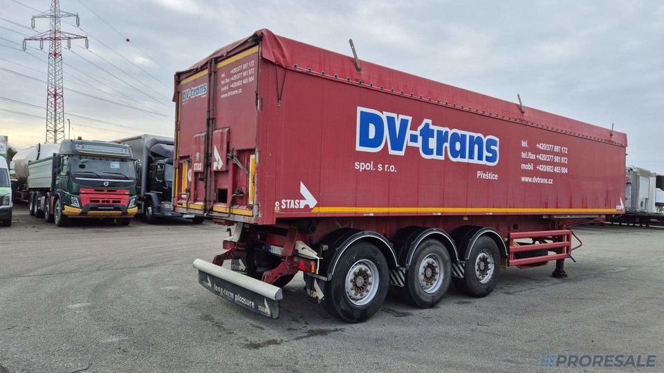 STAS SZ 336 K - sklápěč 52 m3 - Fe / Al - Semi-remorque benne: photos 4 STAS SZ 336 K - sklápěč 52 m3 - Fe / Al - Semi-remorque benne: photos 4