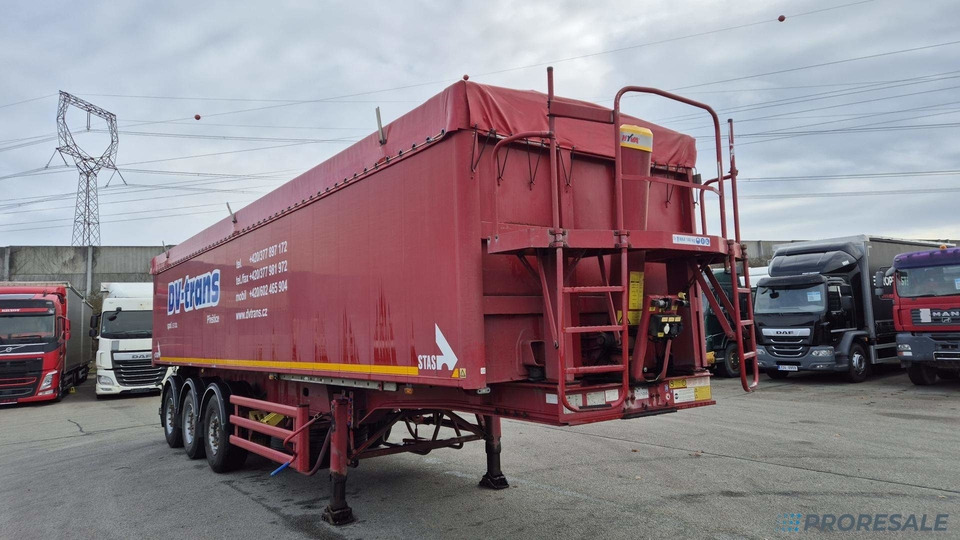 STAS SZ 336 K - sklápěč 52 m3 - Fe / Al - Semi-remorque benne: photos 1 STAS SZ 336 K - sklápěč 52 m3 - Fe / Al - Semi-remorque benne: photos 1