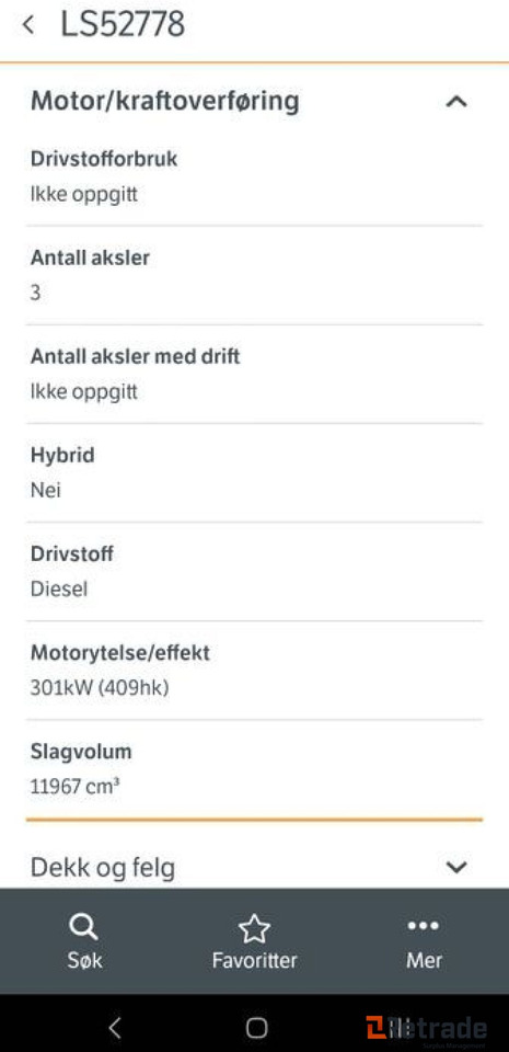 1999 modell MAN 26.414 6x2 kranbil - Camion plateau, Camion grue: photos 3 1999 modell MAN 26.414 6x2 kranbil - Camion plateau, Camion grue: photos 3