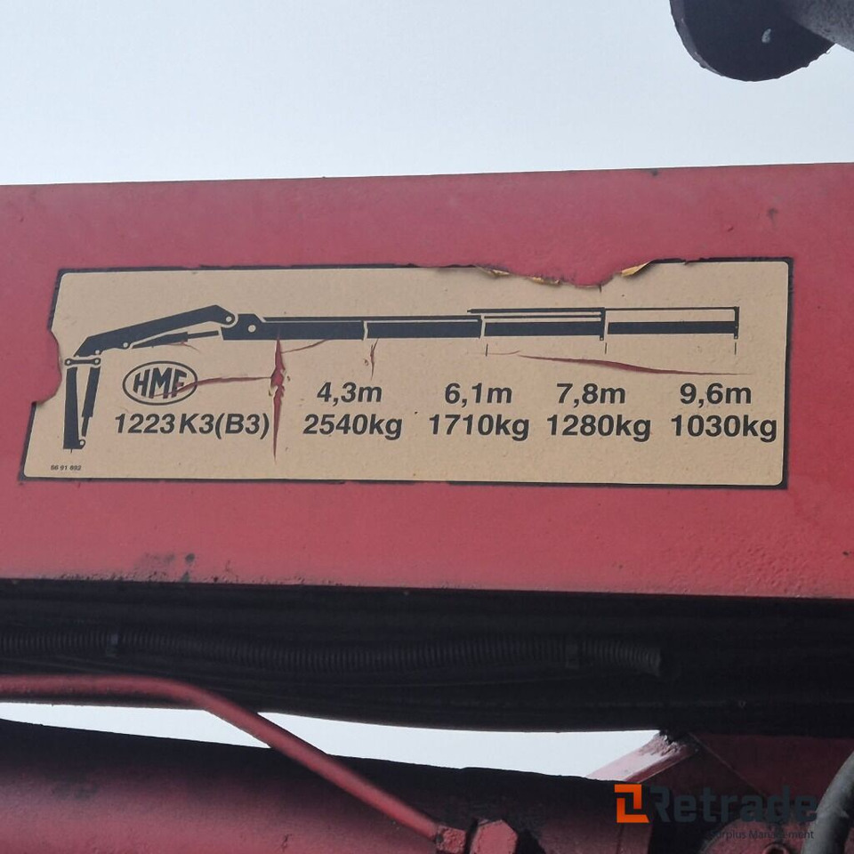 2001mod. HMF 1220 kran - Grue auxiliaire: photos 4 2001mod. HMF 1220 kran - Grue auxiliaire: photos 4