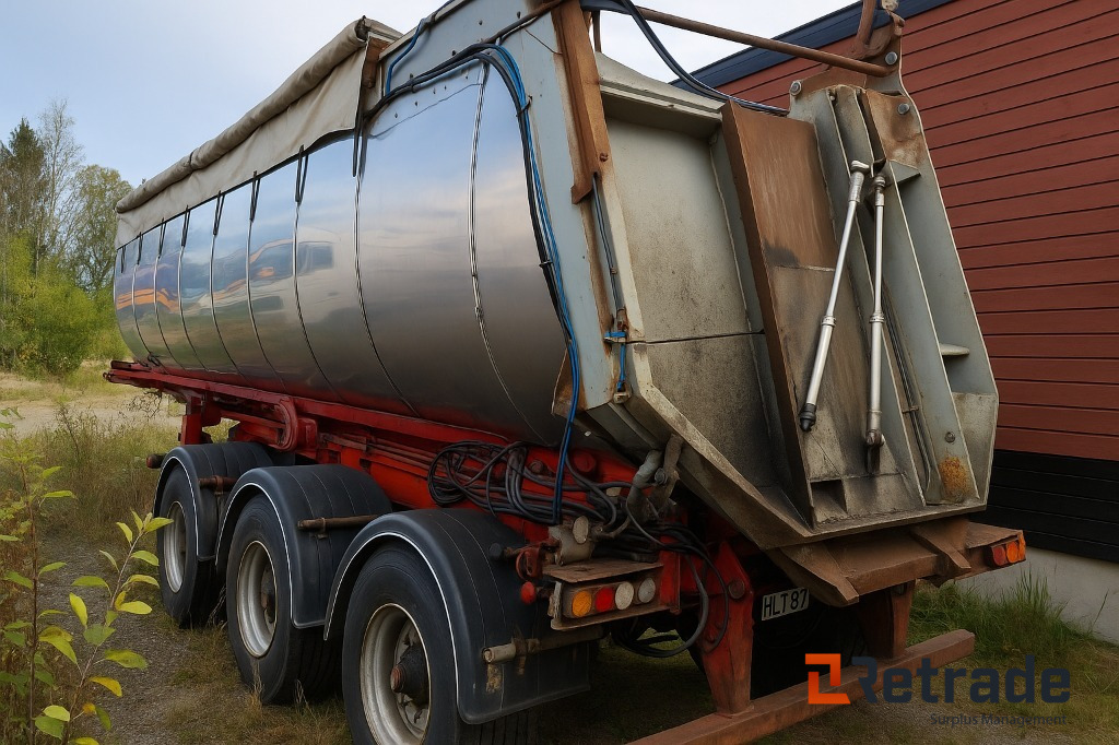 Asfalt- Semi komplett -Nor Slep 1998 - Semi-remorque benne: photos 1 Asfalt- Semi komplett -Nor Slep 1998 - Semi-remorque benne: photos 1