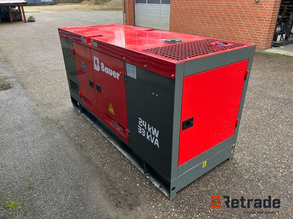 Generator Bauer 24 KW / 33 KVA YHG-24 KW Diesel generator - Engins de chantier: photos 3 Generator Bauer 24 KW / 33 KVA YHG-24 KW Diesel generator - Engins de chantier: photos 3