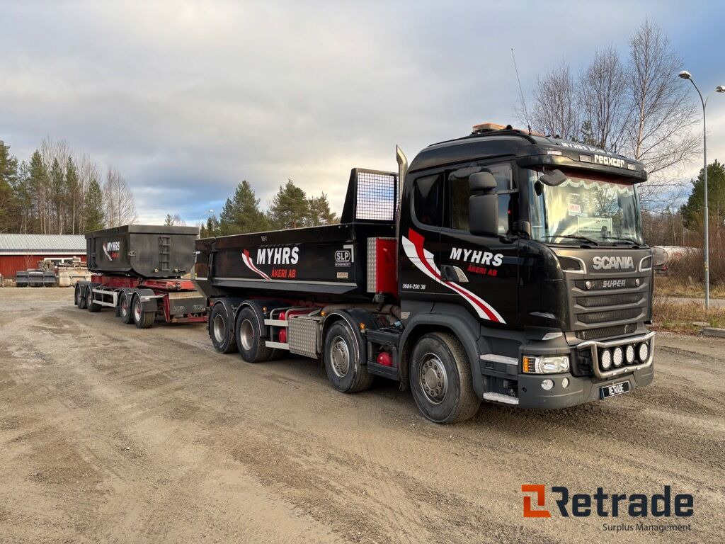 Kassettbilsekipage Scania R730 8X4 - Camion benne, Remorque ampliroll/ Multibenne: photos 2 Kassettbilsekipage Scania R730 8X4 - Camion benne, Remorque ampliroll/ Multibenne: photos 2