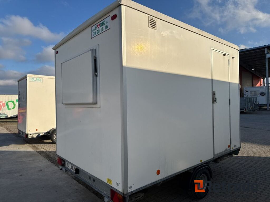 Scan vogn 1400 kontorvogn med toilet (A0023311) - Conteneur comme habitat, Remorque: photos 5 Scan vogn 1400 kontorvogn med toilet (A0023311) - Conteneur comme habitat, Remorque: photos 5