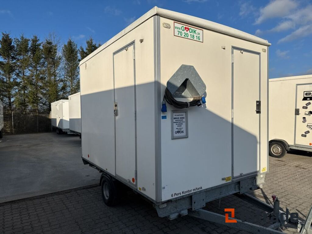 Scan vogn 1400 kontorvogn med toilet (A0023311) - Conteneur comme habitat, Remorque: photos 4 Scan vogn 1400 kontorvogn med toilet (A0023311) - Conteneur comme habitat, Remorque: photos 4