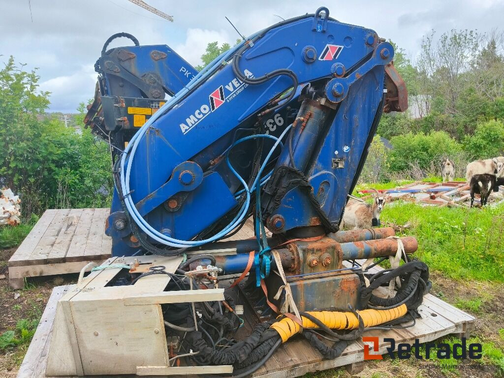 Stykkgodskran, AMCO VEBA V933F 5S, 21m - Grue auxiliaire: photos 1 Stykkgodskran, AMCO VEBA V933F 5S, 21m - Grue auxiliaire: photos 1