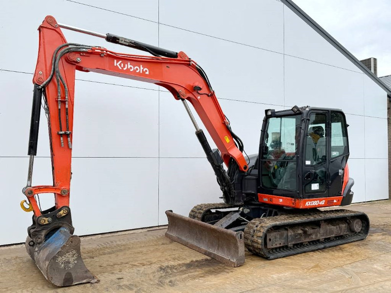 Kubota KX080-4a - Automatic Greasing / Hammer Lines - Mini pelle: photos 2 Kubota KX080-4a - Automatic Greasing / Hammer Lines - Mini pelle: photos 2