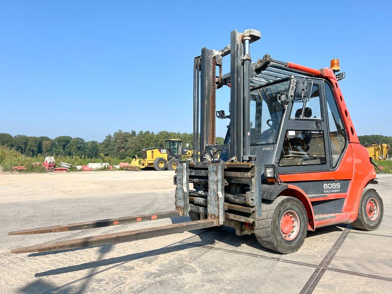 Linde H60D-03 - Duplex / Fork Positioners / Side Shift - Chariot élévateur diesel: photos 1 Linde H60D-03 - Duplex / Fork Positioners / Side Shift - Chariot élévateur diesel: photos 1