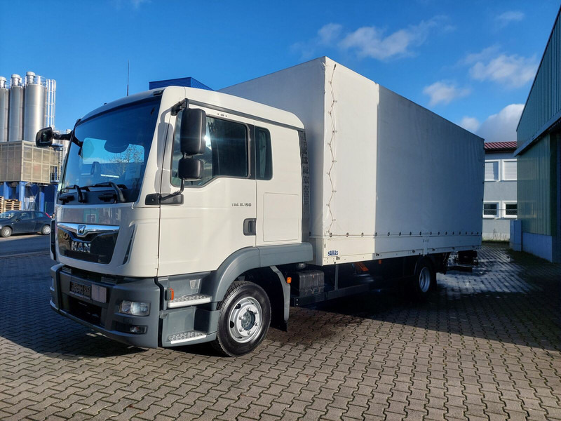 MAN TGL 8.190 L 4x2 Euro 6 Plane gFH LBW AHK (16) - Camion à rideaux coulissants: photos 1 MAN TGL 8.190 L 4x2 Euro 6 Plane gFH LBW AHK (16) - Camion à rideaux coulissants: photos 1