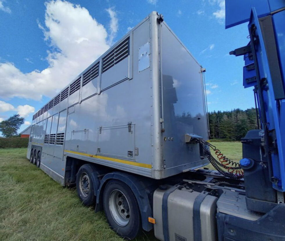 Gray and Adams Gadd3 / Works Great / Hydraulic / 2 Levels - Semi-remorque bétaillère: photos 4 Gray and Adams Gadd3 / Works Great / Hydraulic / 2 Levels - Semi-remorque bétaillère: photos 4