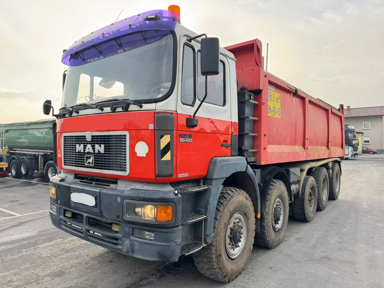 MAN 50.403 10x8 mulda tipper 24.5 m3 - Camion benne: photos 1 MAN 50.403 10x8 mulda tipper 24.5 m3 - Camion benne: photos 1