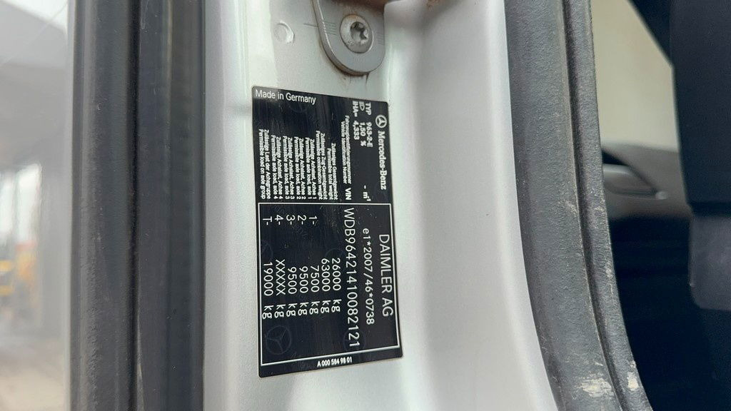 Camion benne Mercedes-Benz Arocs 2643 6X4 meiller bordmatic tipper: photos 30 Camion benne Mercedes-Benz Arocs 2643 6X4 meiller bordmatic tipper: photos 30