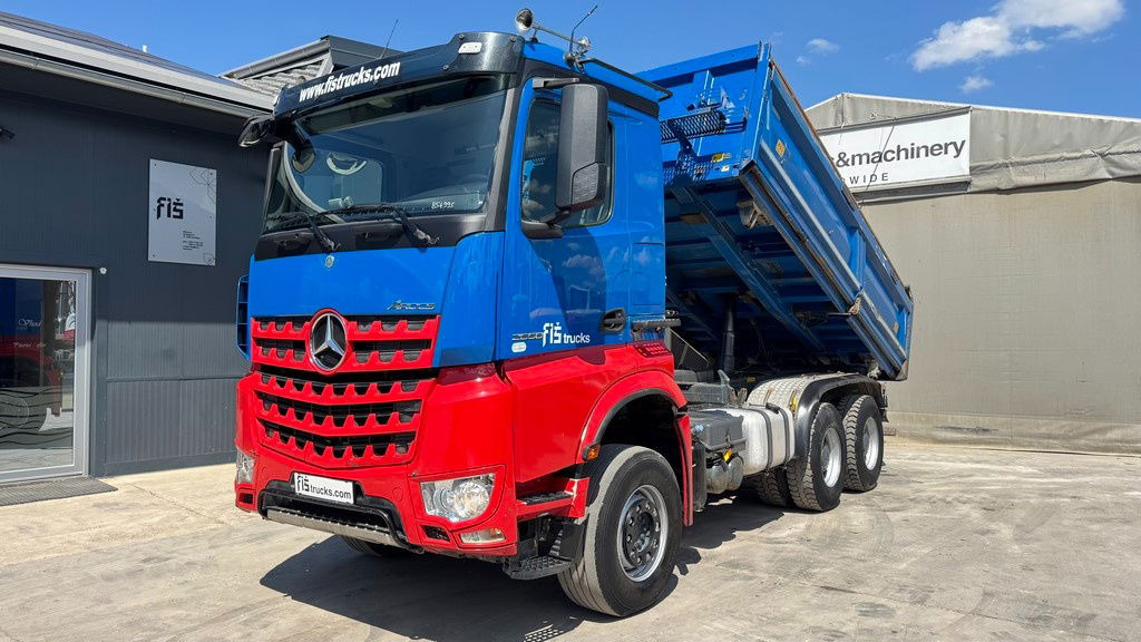 Camion benne Mercedes-Benz Arocs 2658 6x4 - meiller bordmatic - retarder: photos 7