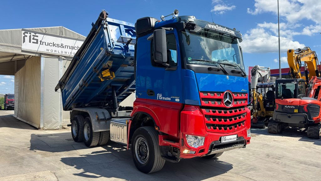 Camion benne Mercedes-Benz Arocs 2658 6x4 - meiller bordmatic - retarder: photos 11
