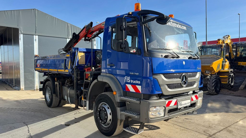 Mercedes-Benz Axor 1829 K 4x2 meiller tipper - crane PK8501 remote - Camion benne: photos 2 Mercedes-Benz Axor 1829 K 4x2 meiller tipper - crane PK8501 remote - Camion benne: photos 2