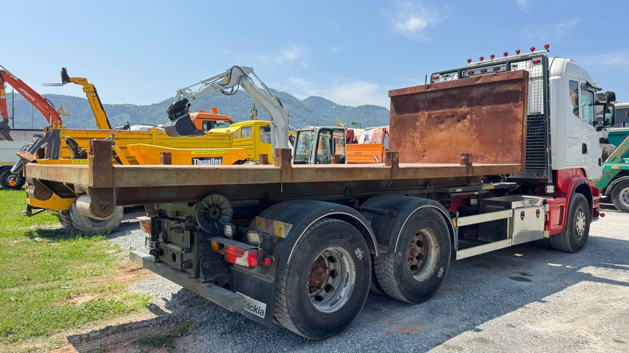 Scania R400 6x2 abroll tipper + plato - Camion porte-conteneur/ Caisse mobile: photos 4 Scania R400 6x2 abroll tipper + plato - Camion porte-conteneur/ Caisse mobile: photos 4