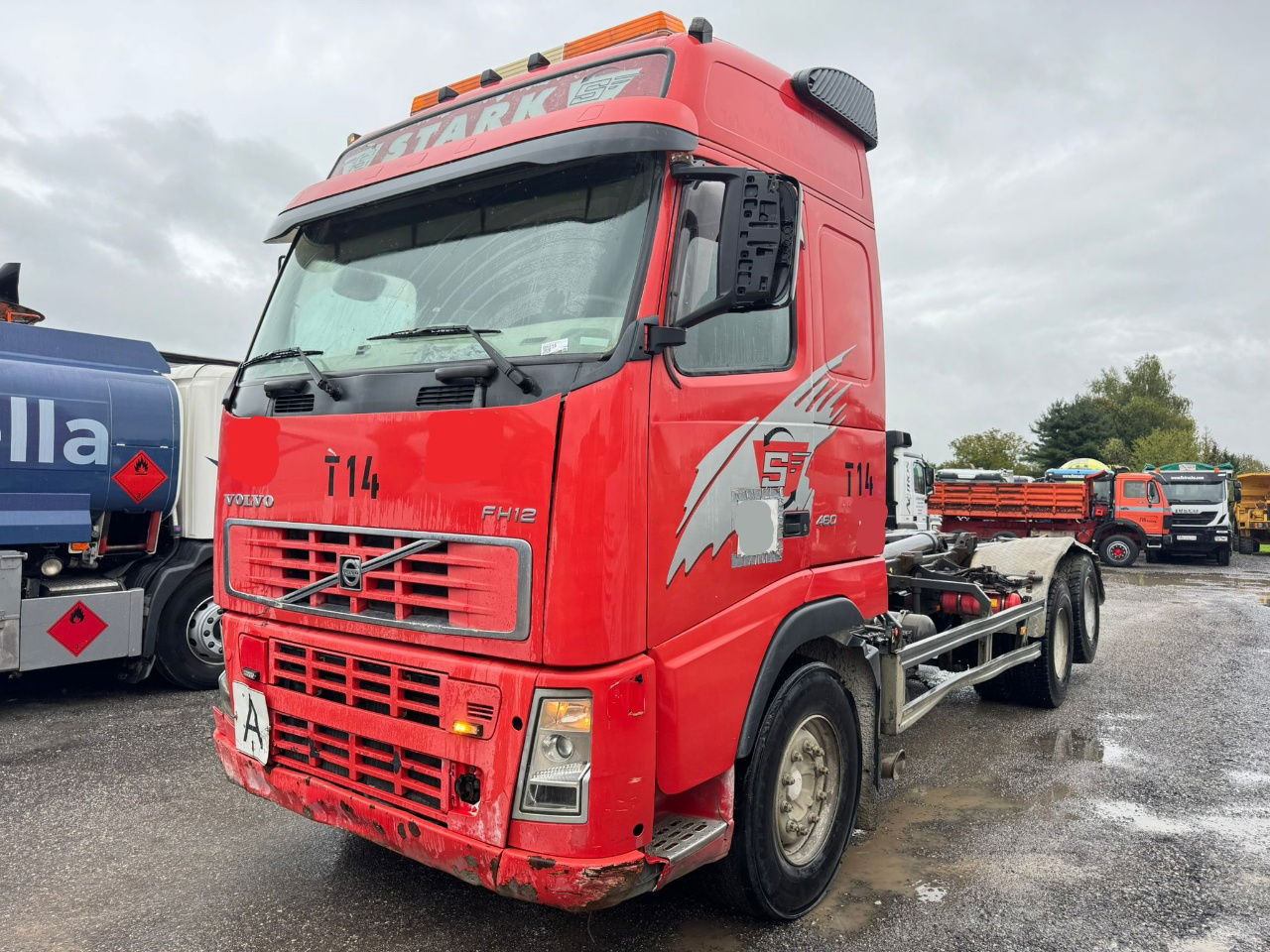 Volvo FH 12 460 6x2 Meiller abroll tipper - motor brake - lifting axle - Camion porte-conteneur/ Caisse mobile: photos 1 Volvo FH 12 460 6x2 Meiller abroll tipper - motor brake - lifting axle - Camion porte-conteneur/ Caisse mobile: photos 1