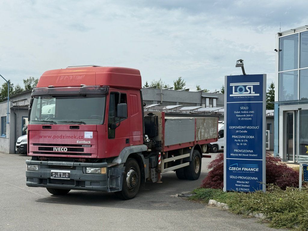 Iveco 190E35 EURO 1 Kran PM10 - Camion grue: photos 1 Iveco 190E35 EURO 1 Kran PM10 - Camion grue: photos 1