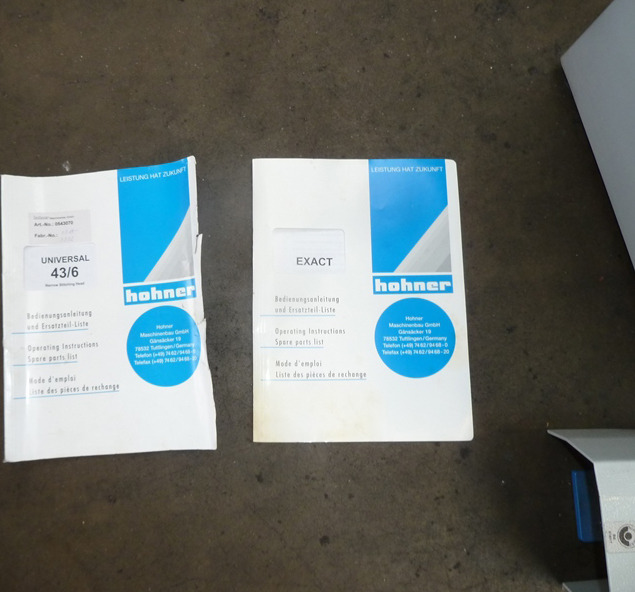 HOHNER EXACT multi-head block and booklet wire stapling machine for normal stapling - Machine d'impression: photos 3 HOHNER EXACT multi-head block and booklet wire stapling machine for normal stapling - Machine d'impression: photos 3