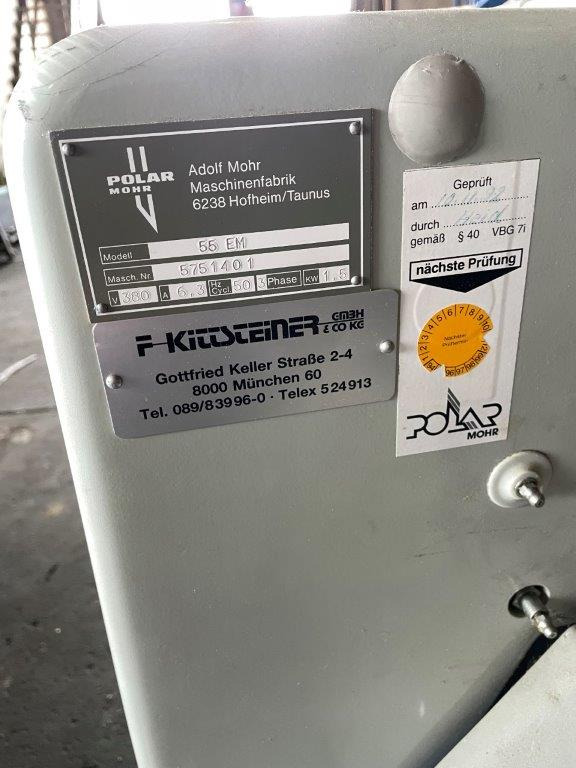 POLAR 55 EM cutting machine - Massicot: photos 2 POLAR 55 EM cutting machine - Massicot: photos 2