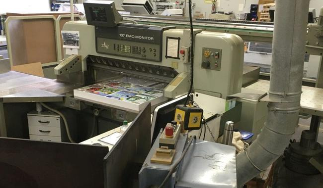 Polar Mohr 137 EM-MON cutting line - Massicot: photos 2 Polar Mohr 137 EM-MON cutting line - Massicot: photos 2