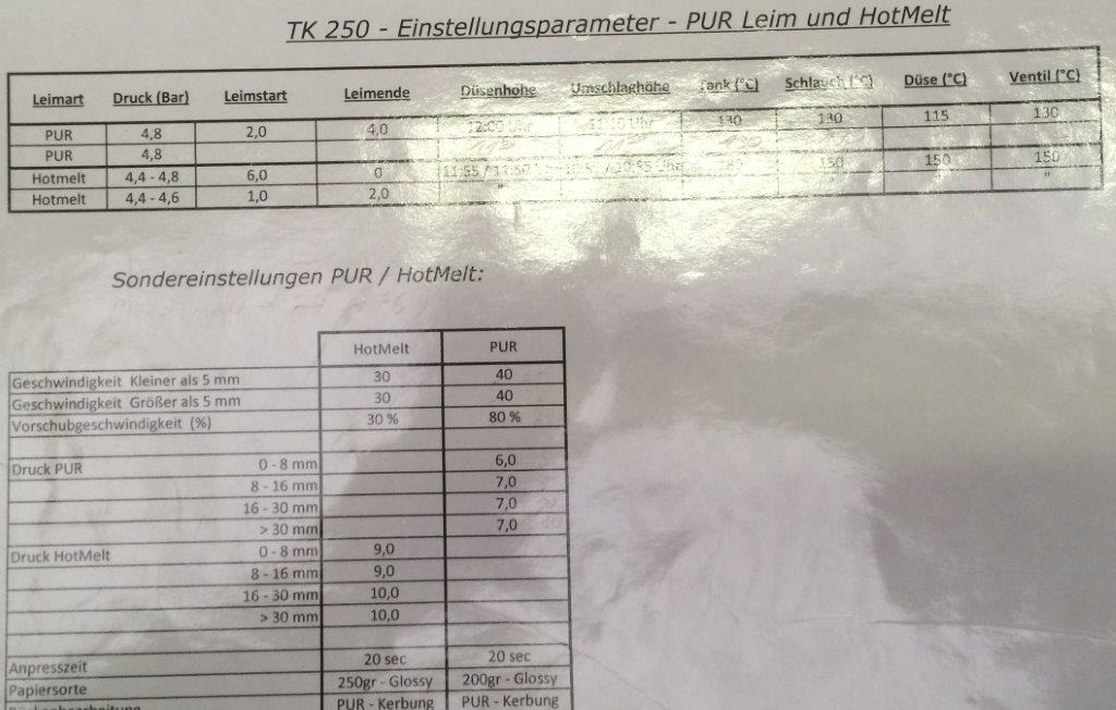 TECNOGRAF ANT 250 PUR Hot-Melt - crédit-bail TECNOGRAF ANT 250 PUR Hot-Melt: photos 16 TECNOGRAF ANT 250 PUR Hot-Melt - crédit-bail TECNOGRAF ANT 250 PUR Hot-Melt: photos 16