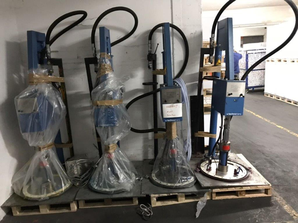 Technotrans 4 Pneumatic paint pumps for 200kg drums - Machine d'impression: photos 1 Technotrans 4 Pneumatic paint pumps for 200kg drums - Machine d'impression: photos 1